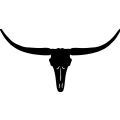 (image for) Longhorn Skull 004 =