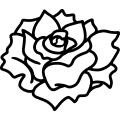 (image for) Outline Rose
