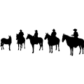 (image for) Cowboys Horses 017 ! =