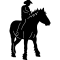 Cowboy Horse 377 ~